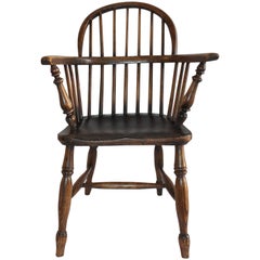 19th Century Windsor Extended Armchair
