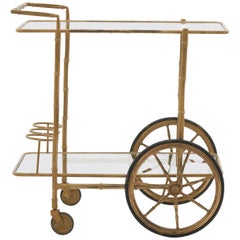 French Brass Bar Cart