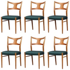 Vintage Rare Dining Chairs by Kurt Østervig