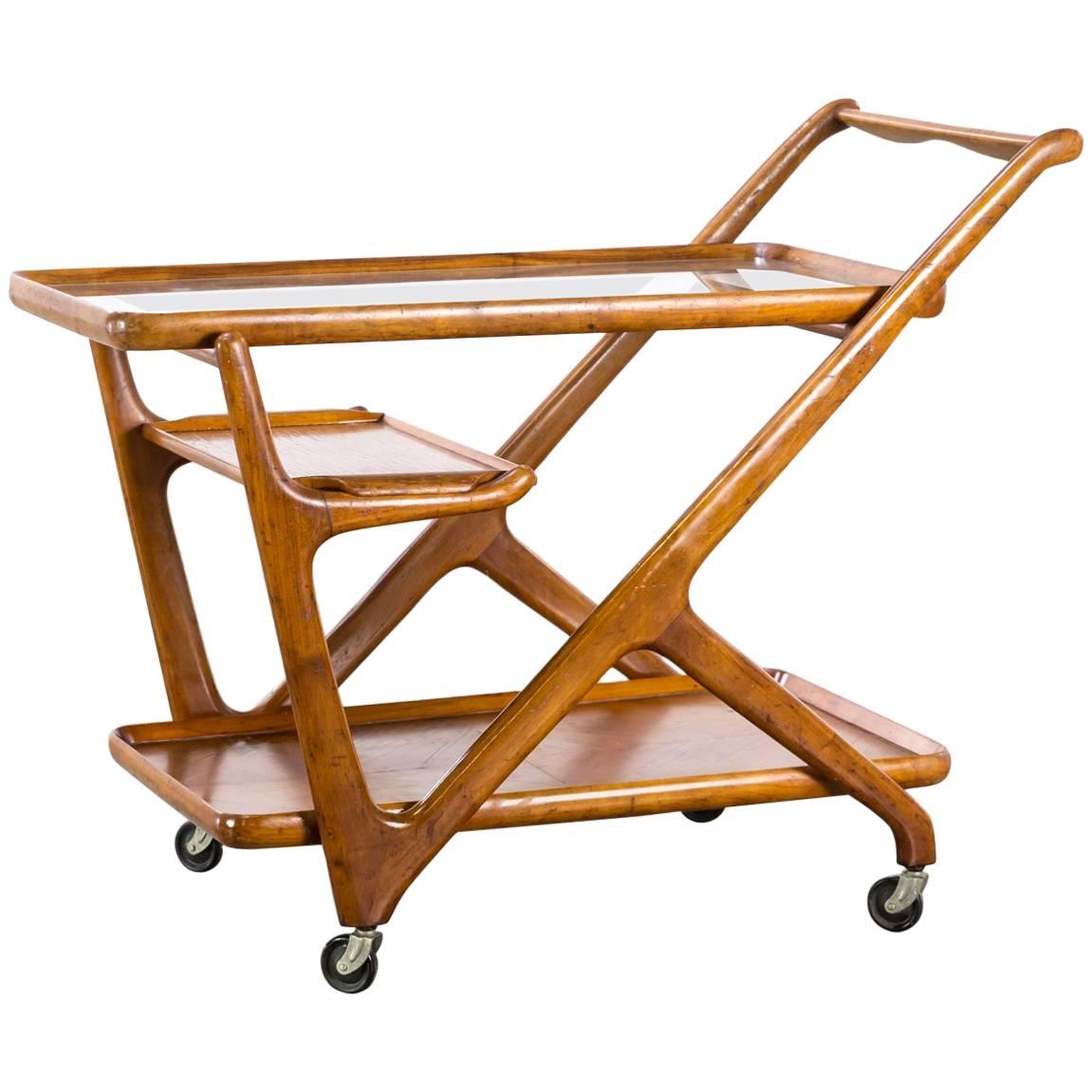 1950s Cesare Lacca Tea Trolley for Cassina For Sale