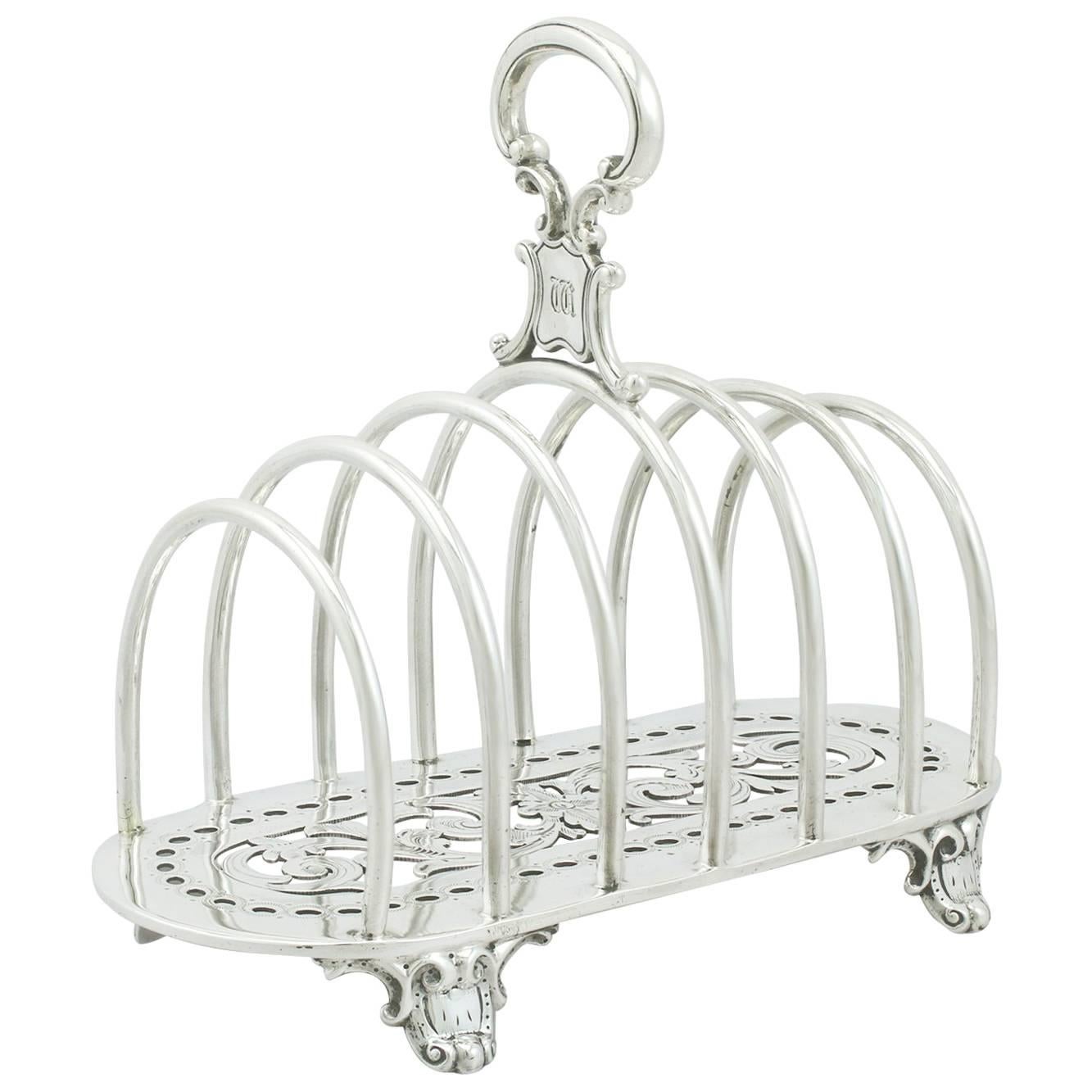 Victorian Sterling Silver Toast Rack