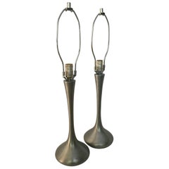 Pair of Laurel Tulip Lamps