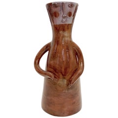 Robert and Jean Cloutier - Large Figurative Ceramic Vase
