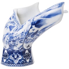 Moooi "Blow Away" Porcelain Vase by Marcel Wanders and Produced by Royal Delft