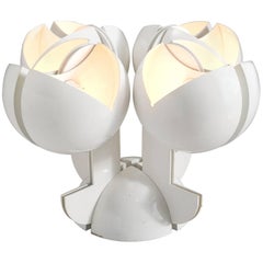 Gae Aulenti La Ruspa Four Shades Lamp for Martinelli Luce