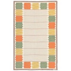 Vintage Swedish Rug by Anna Greta Sjöqvist