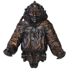 Gothic Revival Carved Wood Jester
