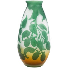 Cameo Glass Vase by Émile Gallé
