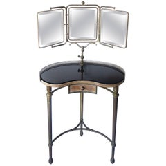 French Art Deco Articulated Mirror Vanity