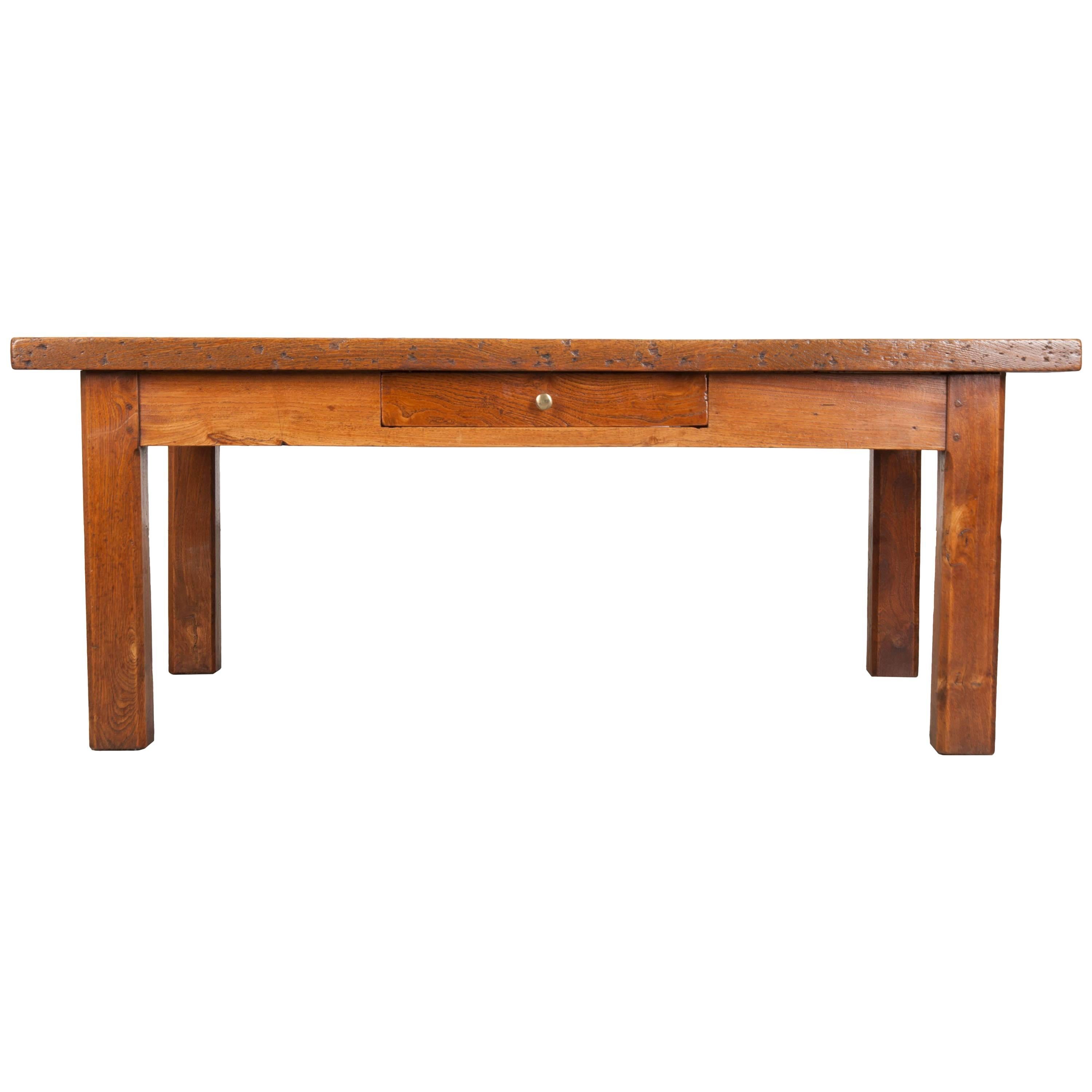 French 19th Century Chestnut Coffee Table