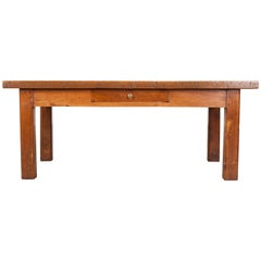 Antique French 19th Century Chestnut Coffee Table