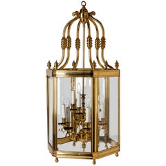 Large Brass Lantern, circa 1950