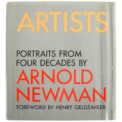 "Artists, Portraits from Four Decades" First Edition Book by Arnold Newman