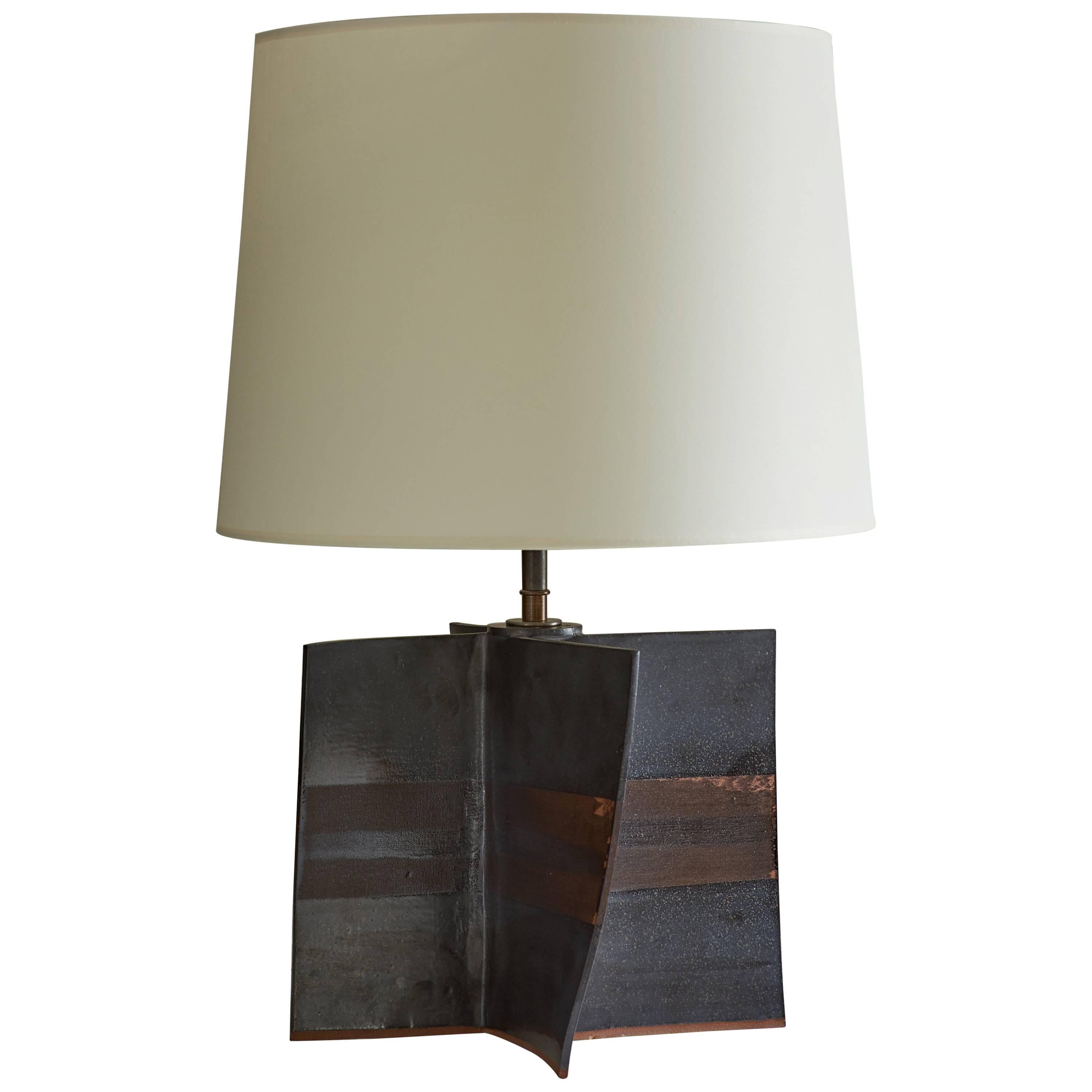Ceramic Sculptural Table Lamp by Dumais Made