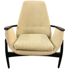 Belgian Mid-Century Modern Tri-Pod Chair Attributed to Alfred Hendrickx