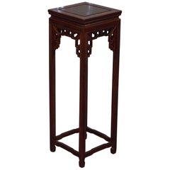Stunning Solid Wood Chinese Chen Leung Style Plant Pot Jardiniere Stand