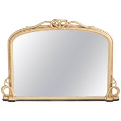 Antique Gilt Rope Twist Wall Mirror