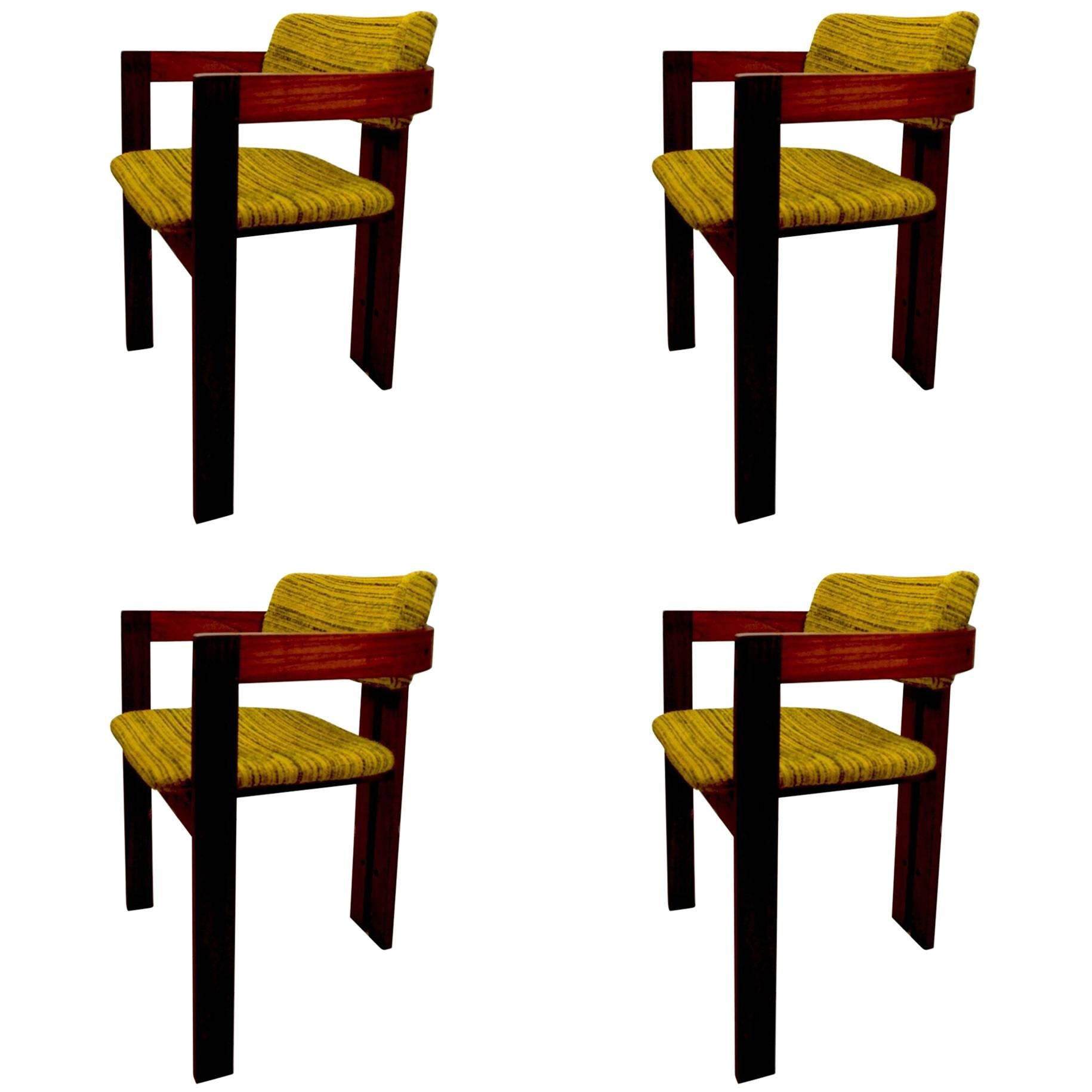 Set of Four Dining Chairs Mod Style by Interior Form Furniture Limited