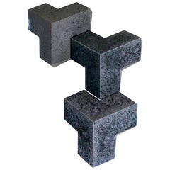 1970s Three-Piece Ceramic Wall Hanging Sculpture