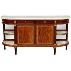 Late 19th Century Louis XVI Style Dessert Console by Maison Krieger, Paris