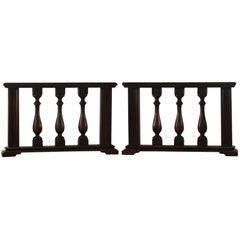Pair of Balustrade Console Tables