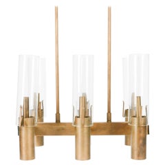 Retro Moss Lighting of San Francisco Fluted Candelabra Chandelier