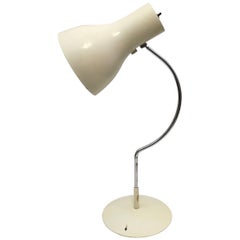 White Midcentury Table Lamp by Josef Hurka for Napako