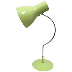 Green Midcentury Table Lamp by Josef Hurka for Napako