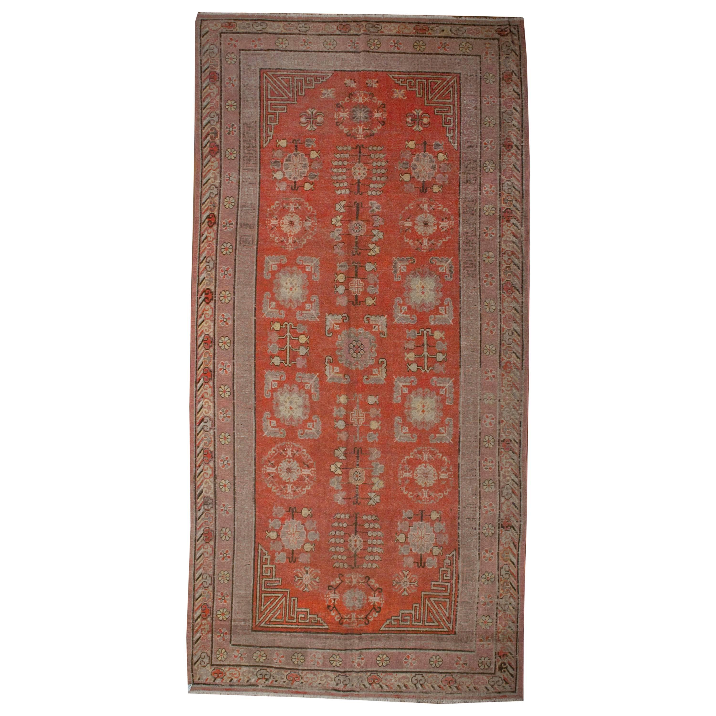 Late 19th Century Khotan Rug For Sale