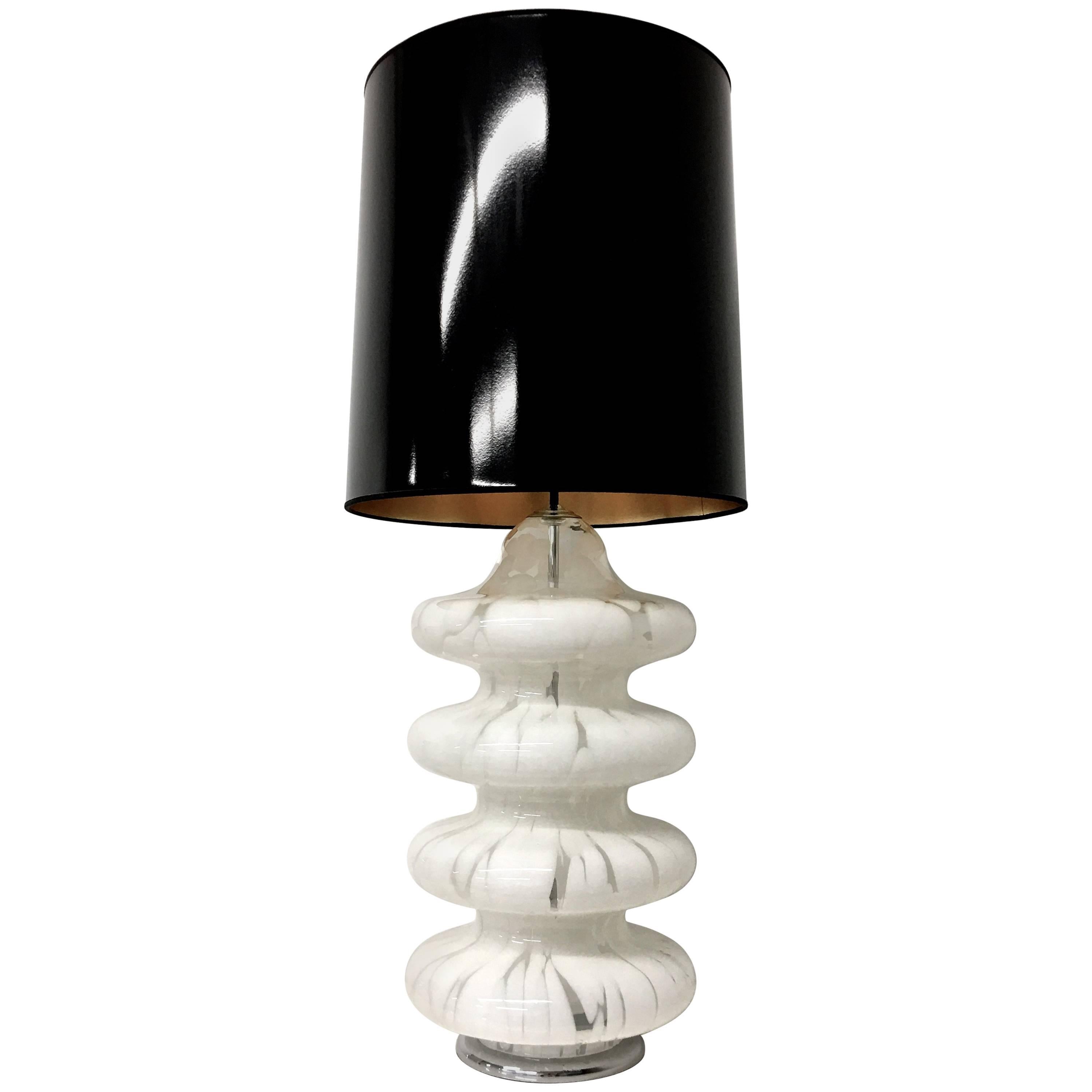 Four-Tier Glass Table Lamp by Carlo Nason for Mazzega