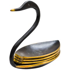 Swan Ashtray by Walter Bosse, circa 1950s