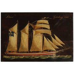 Painting of the Le Dione Goteborg, circa 1903 
