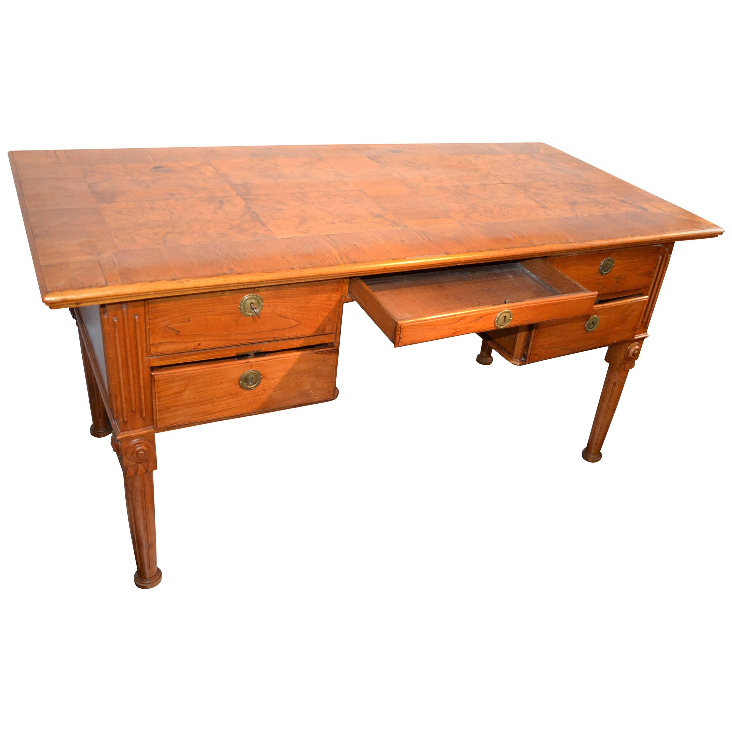 Danish 18th Century Writing Desk By Royal Architect C. F. Harsdorff For Sale