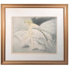 Louis Icart Fair Dancer Hand Colored Aquatint