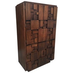 Brutalist Patchwork Tall Chest by Lane