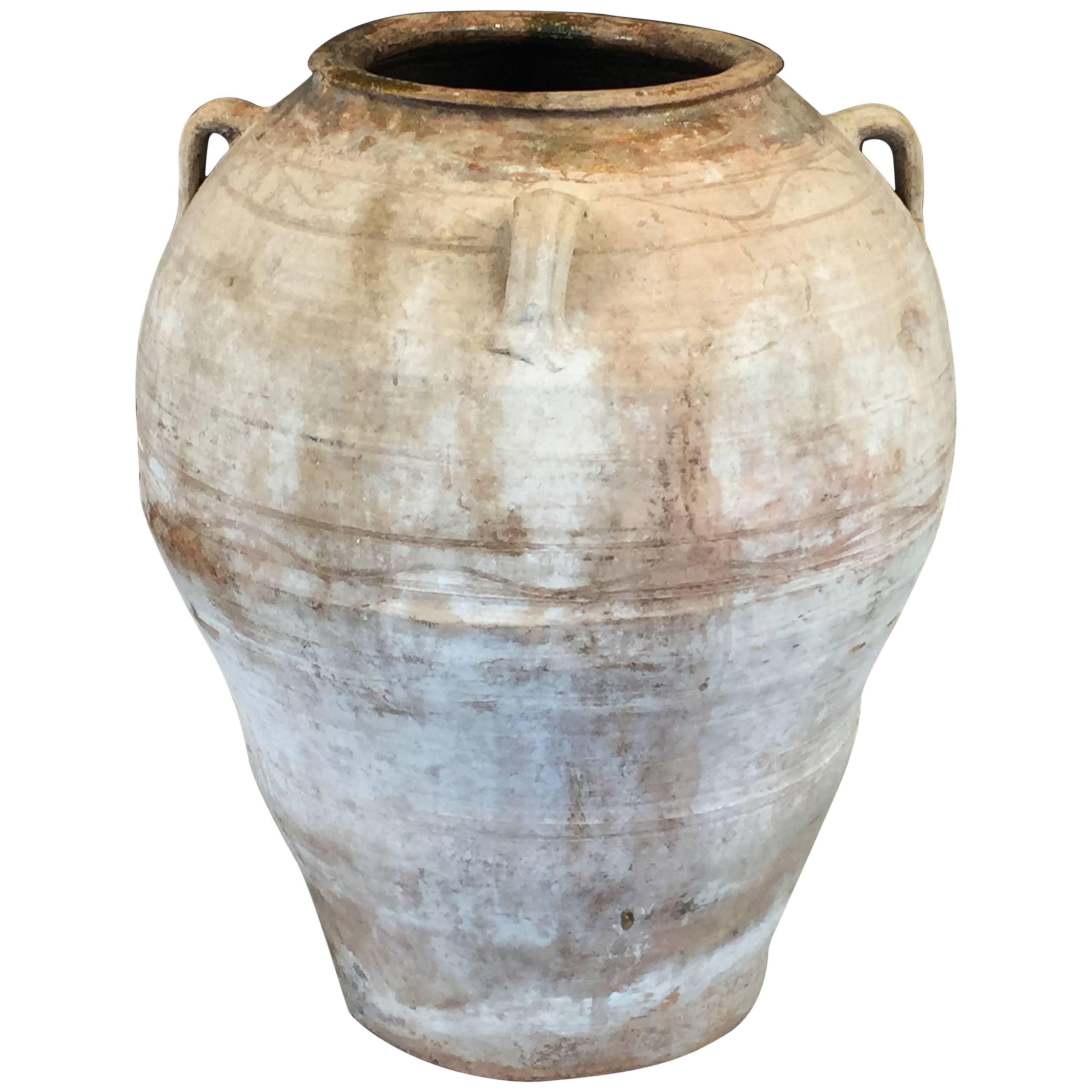 Large Garden Urn or Oil Jar from Spain