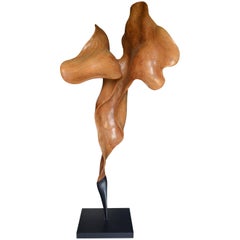 Andrianna Shamaris Teak Wood Butterfly Sculpture