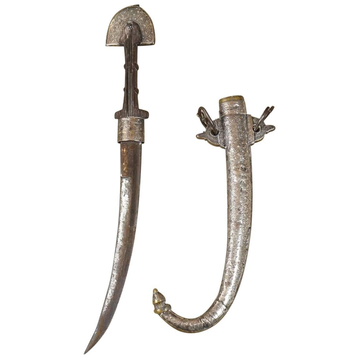 19th Century Syrian Dagger For Sale