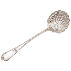 Antique French Silver Sifter Spoon, circa 1900