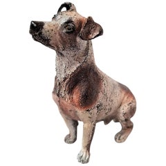 franz bergman bronze
Seated Terrier
, a Cold-Painted Bronze by Franz Bergman