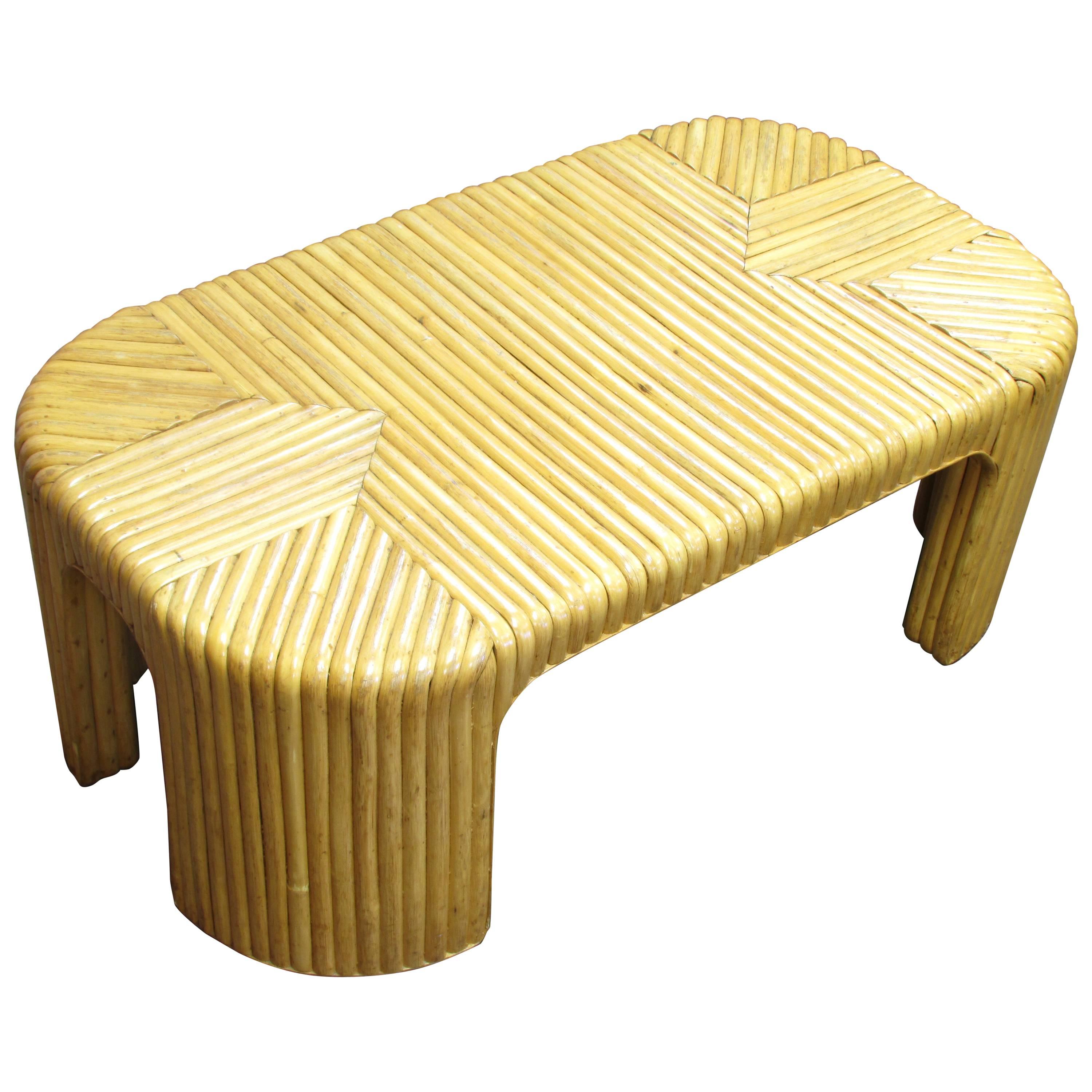 Rattan Coffee Table For Sale