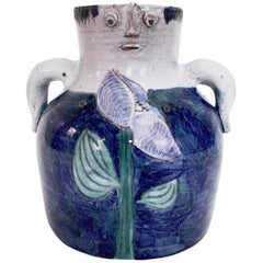 Robert and Jean Cloutier, Figurative Ceramic Vase