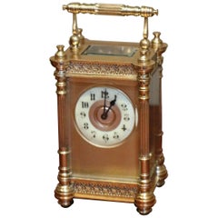 Edwardian Decorative Timepiece Carriage Clock