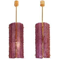 Pair of Murano Glass Lanterns