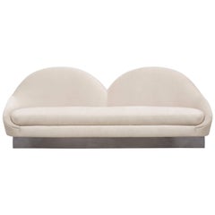 DALI SOFA - Modern Sofa in Cream Velvet