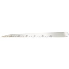 Mid-Century Modern Sterlingsilber-Kombination Ruler oder Brieföffner