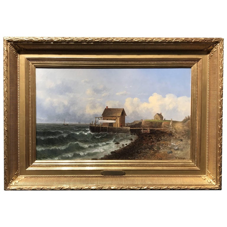 Wesley Elbridge ber Oil Painting, Martha’s Vineyard Coastline