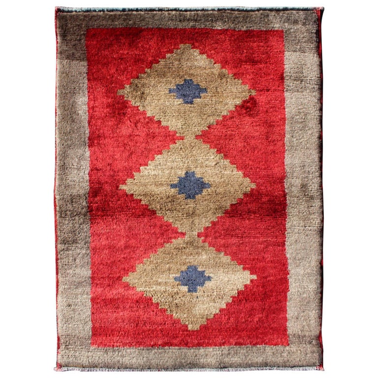 Turkish Tulu rug, 1950s, offered by Keivan Woven Arts