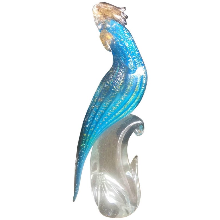 Stylish Cockatoo or Bird Signed Art Glass Sculpture by Murano Glass For  Sale at 1stDibs | murano glass cockatoo, murano glass sculptures, glass  sculpture murano