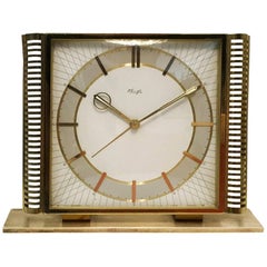 Midcentury Table Clock by Kienzle